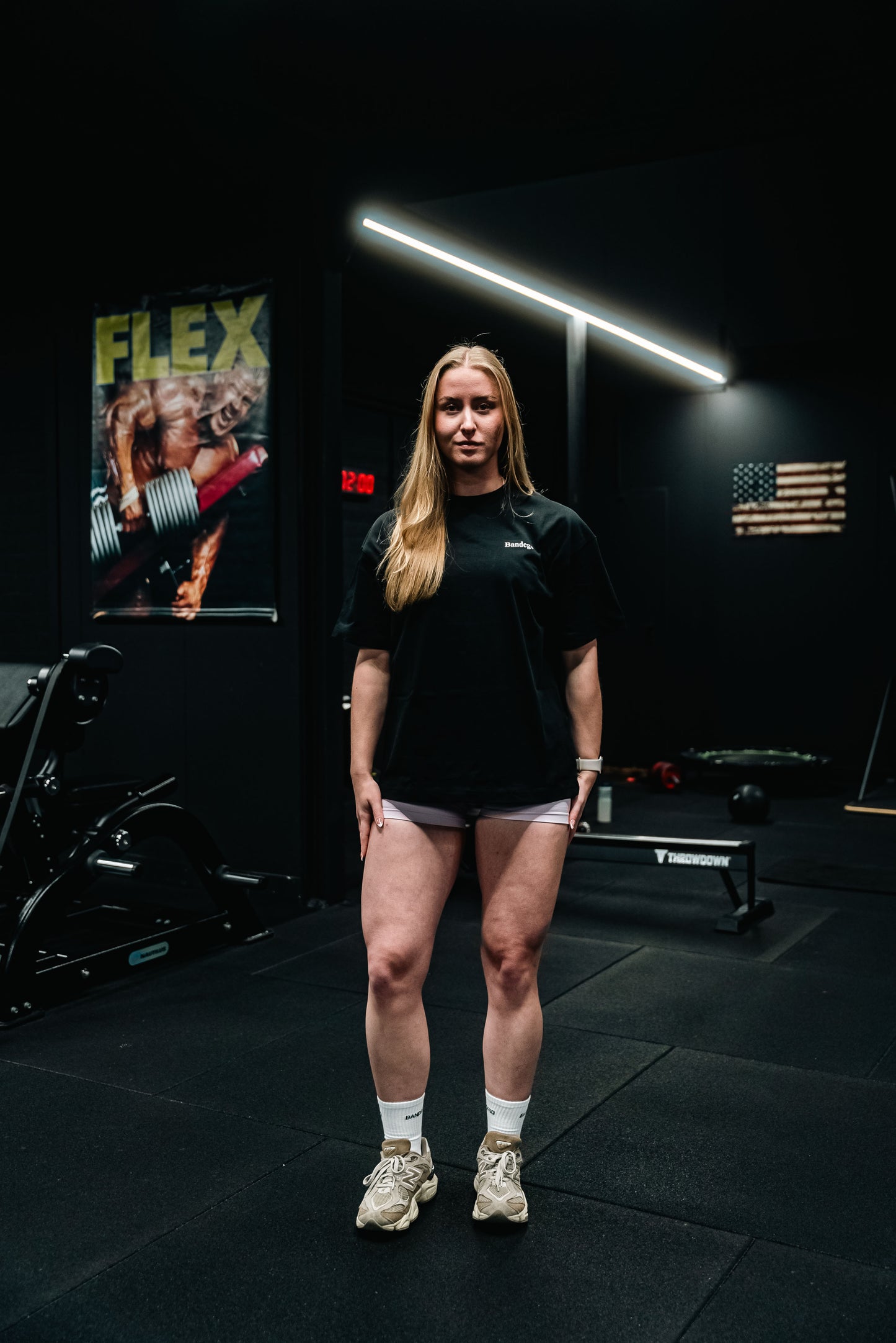 Oversized T-shirt Black/Pink