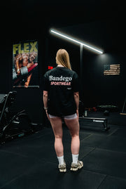 Oversized T-shirt Black/Pink