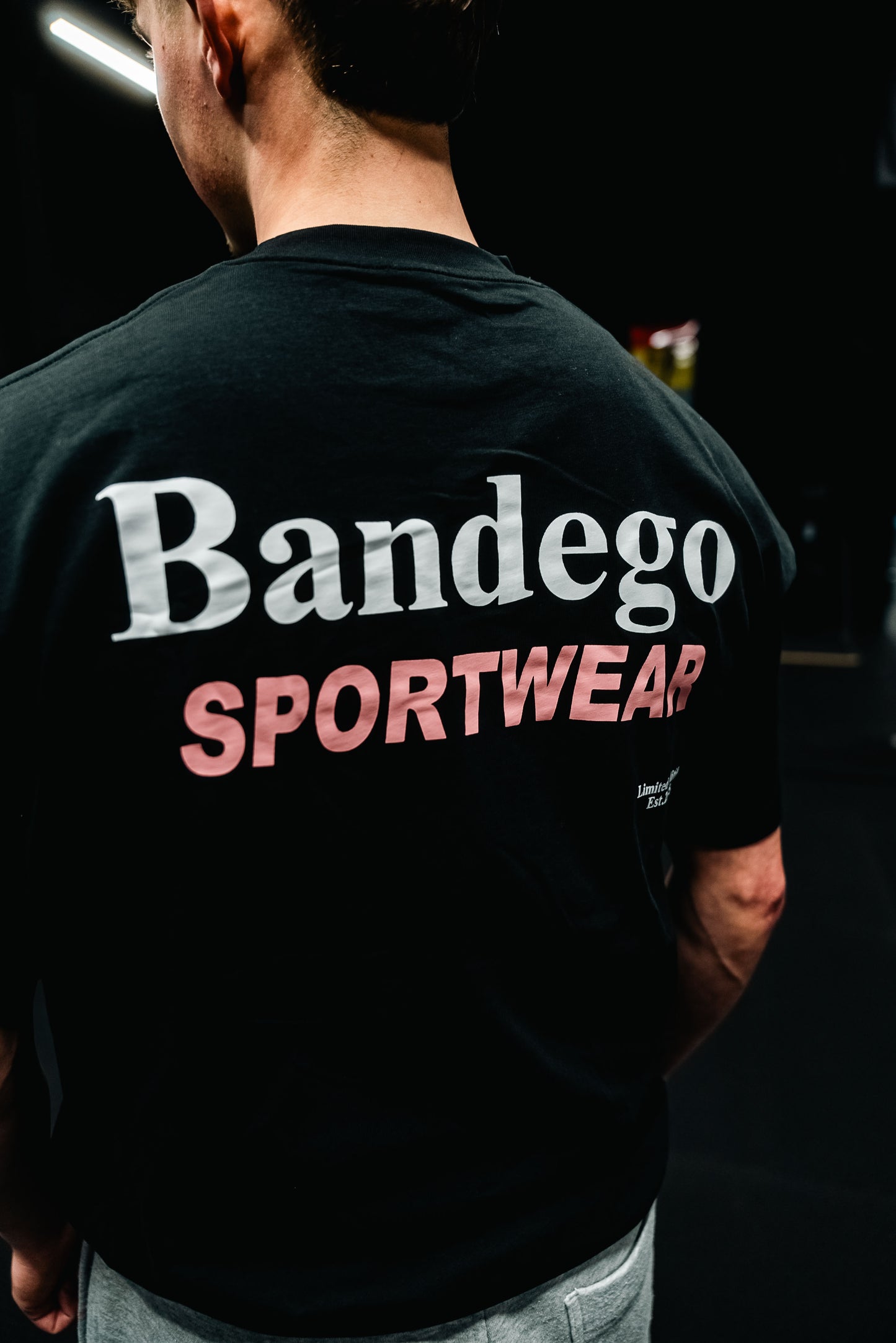 Oversized T-shirt Black/Pink