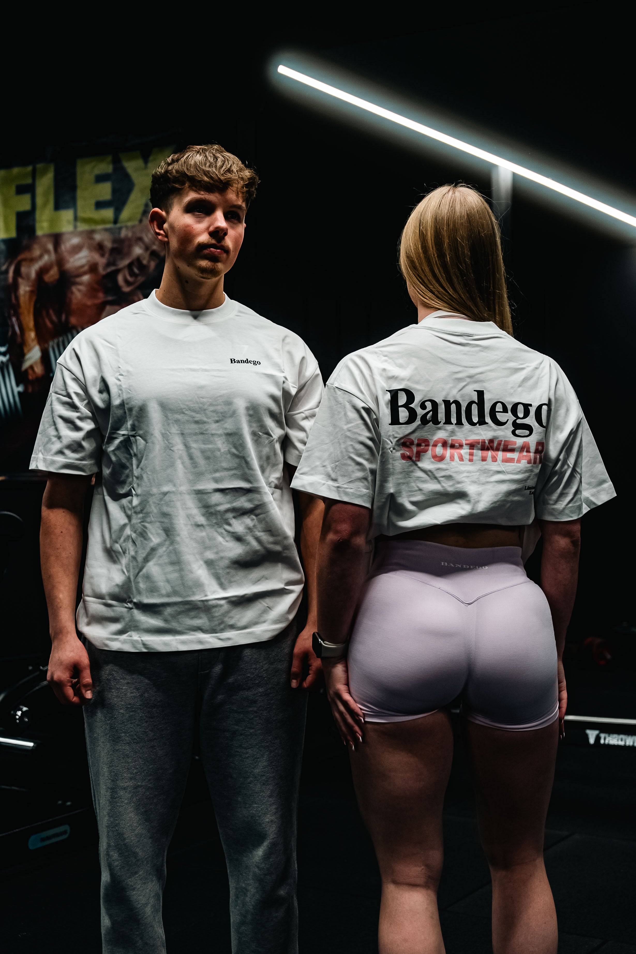 Oversized T-shirt White/Pink