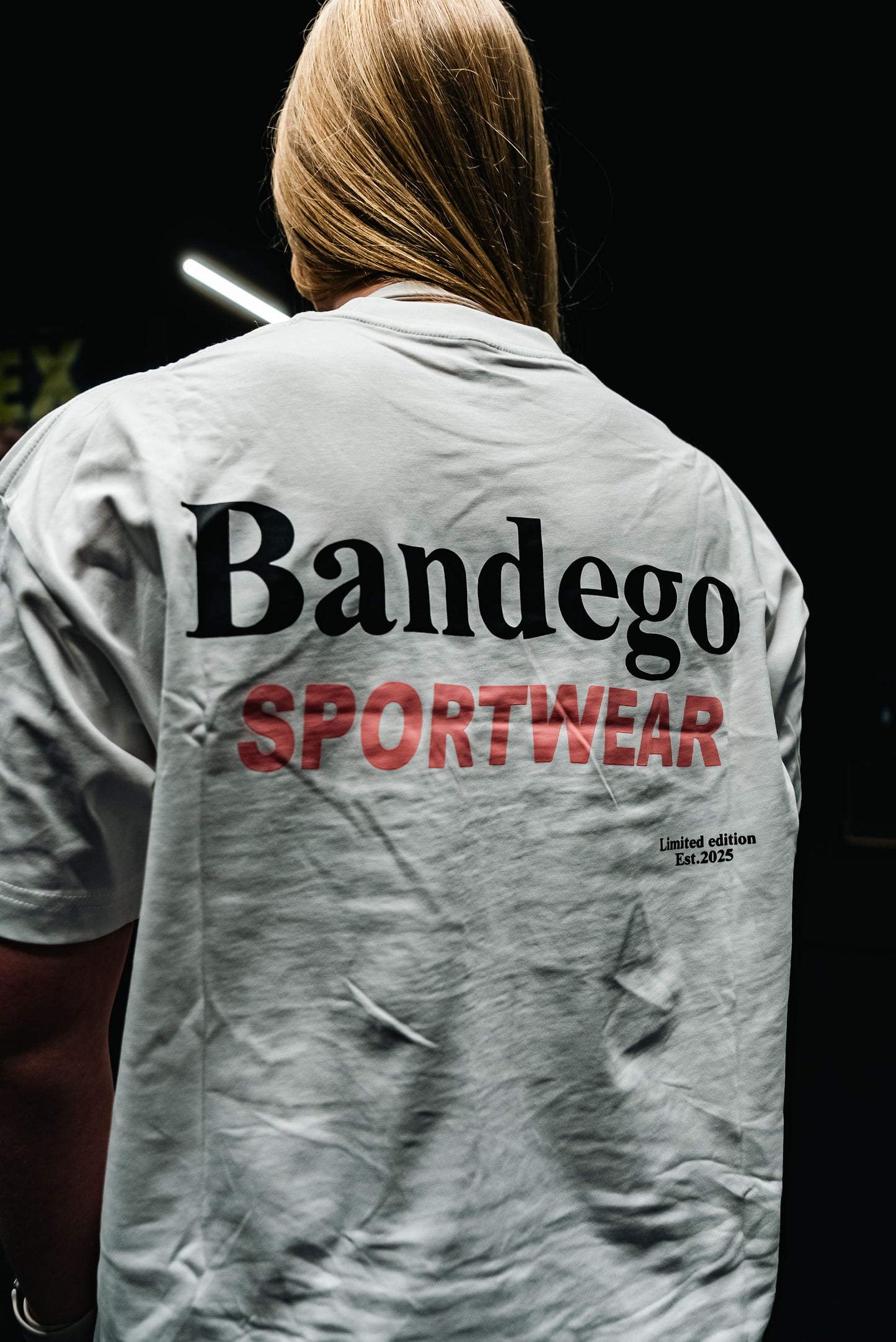 Oversized T-shirt White/Pink