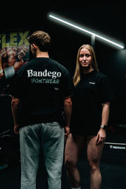 Oversized T-shirt Black/Grey