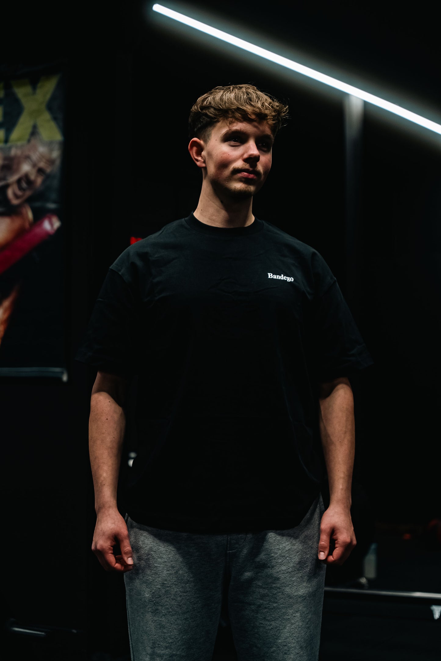 Oversized T-shirt Black/Grey