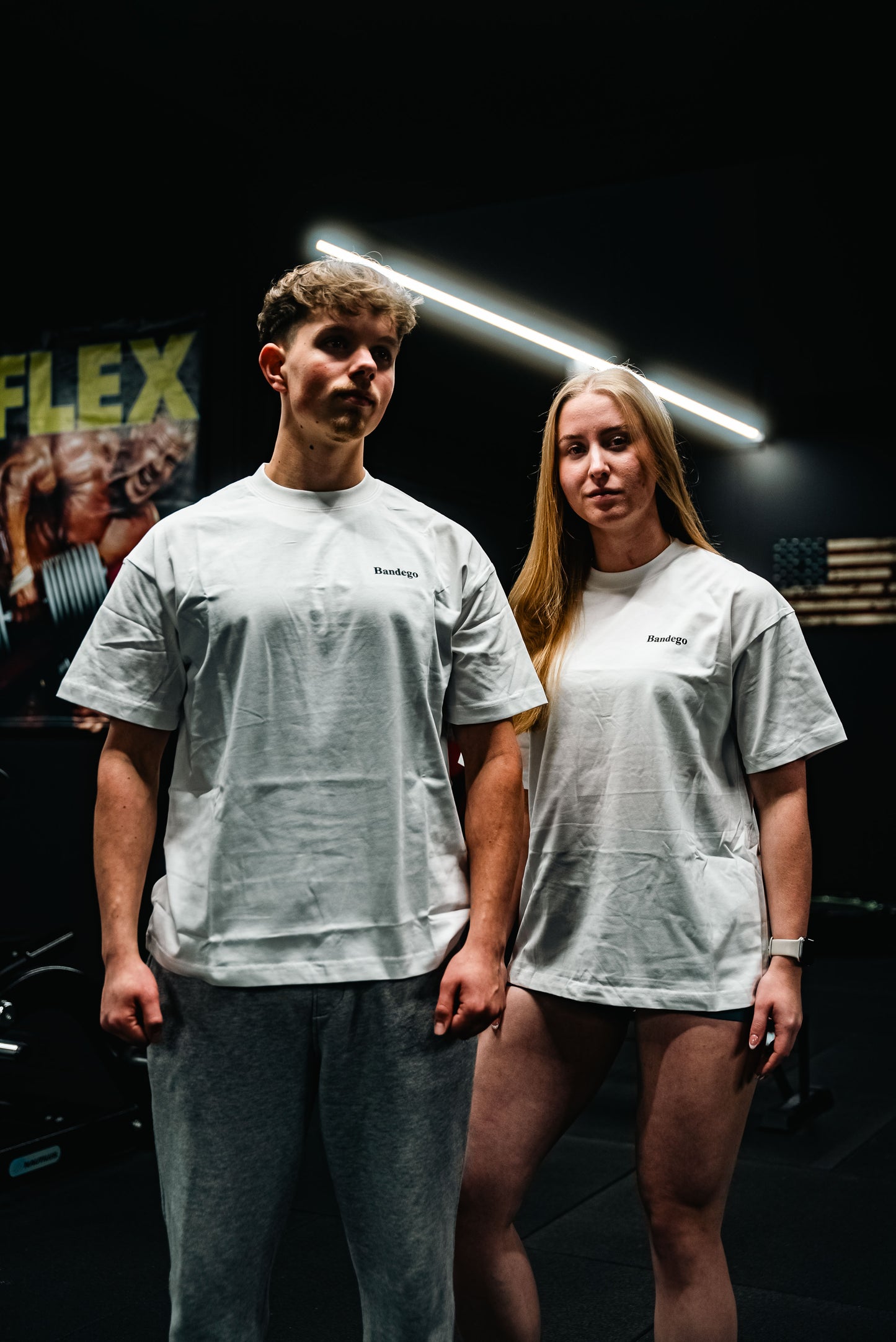 Oversized T-shirt White/Grey