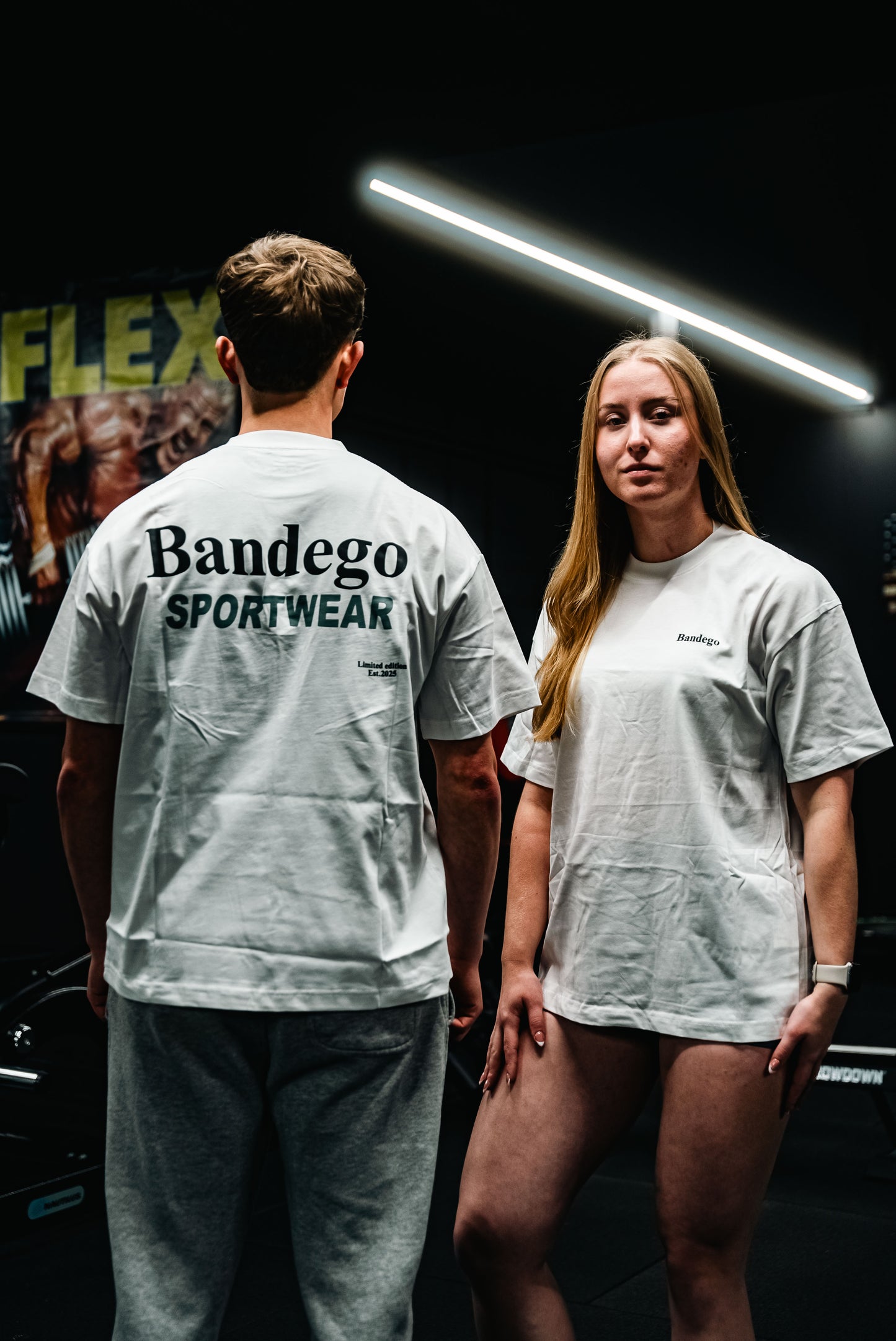 Oversized T-shirt White/Grey