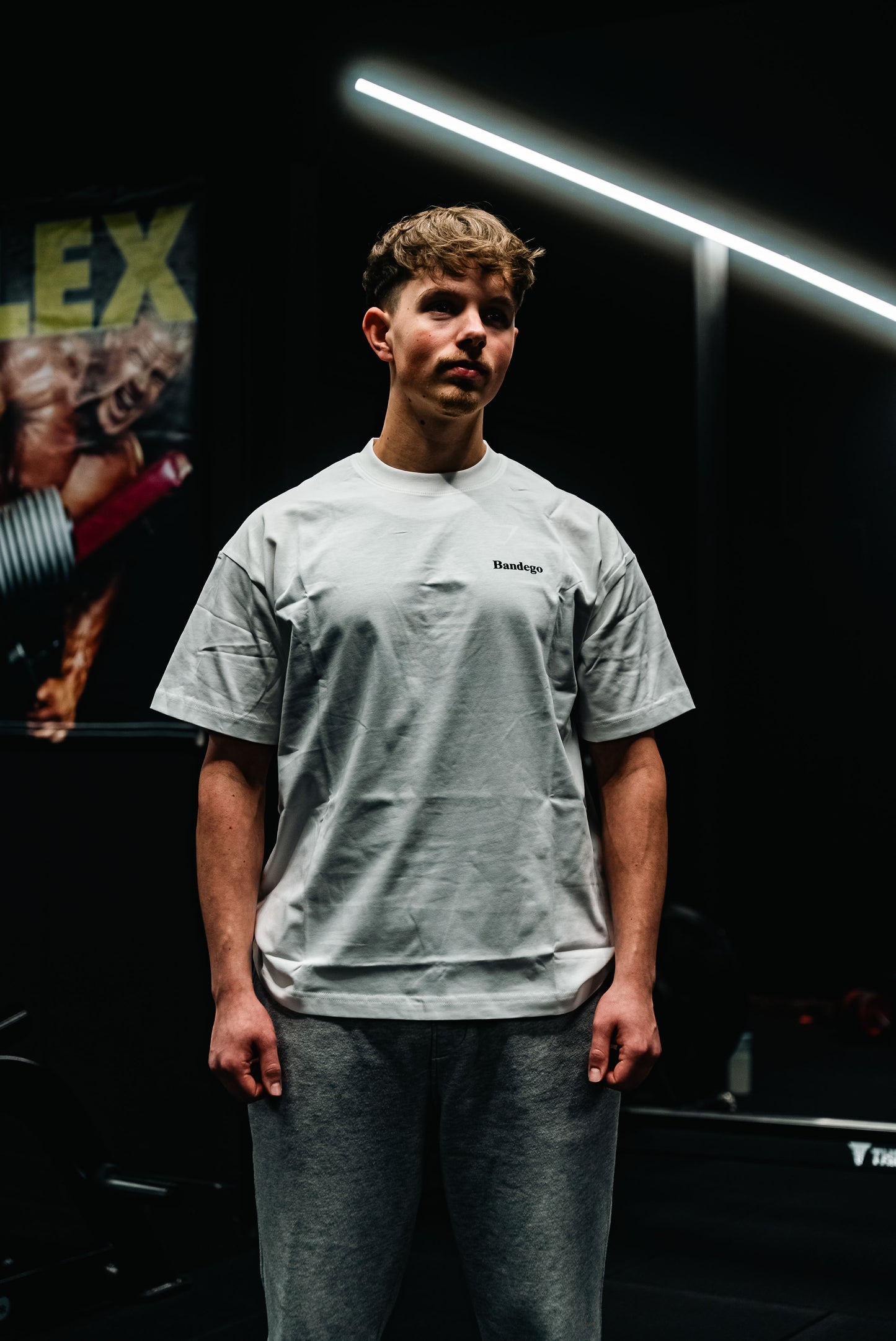 Oversized T-shirt White/Grey