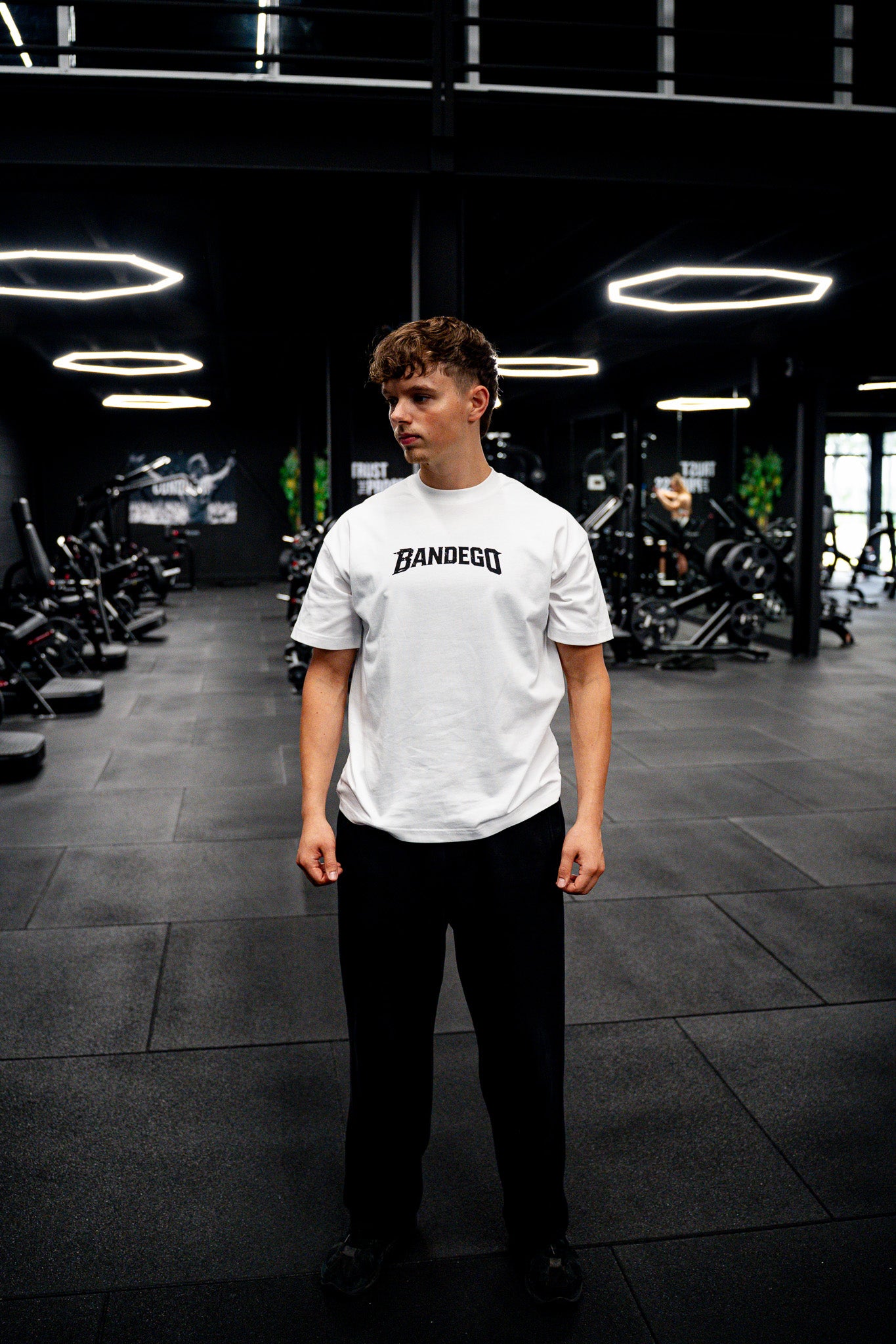 Oversized performance T-shirt - White