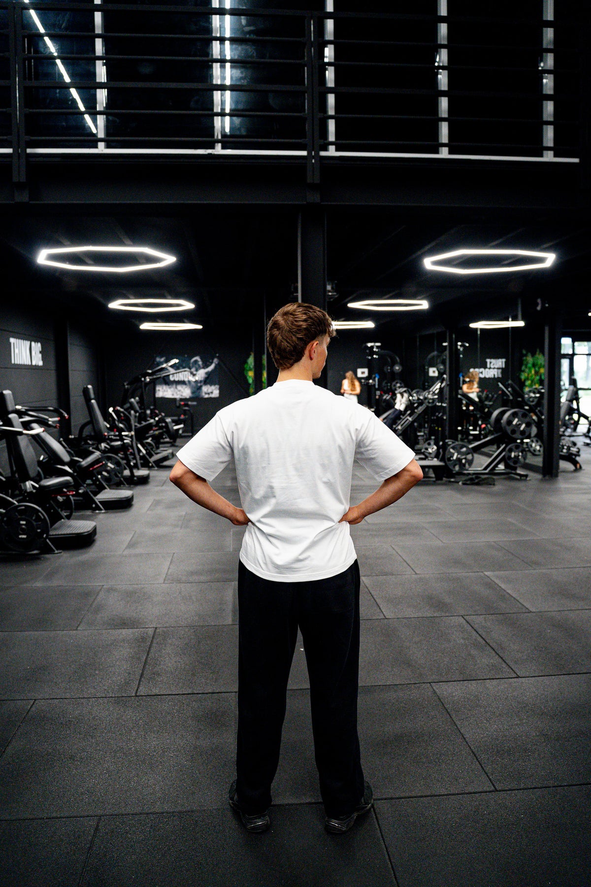 Oversized performance T-shirt - White