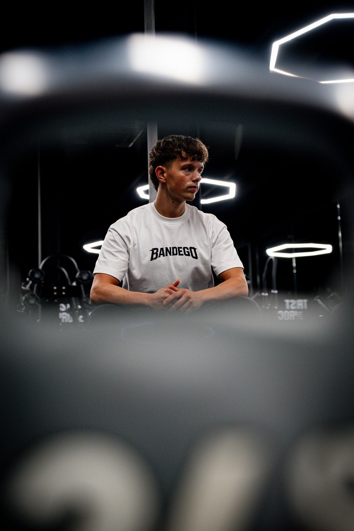 Oversized performance T-shirt - White