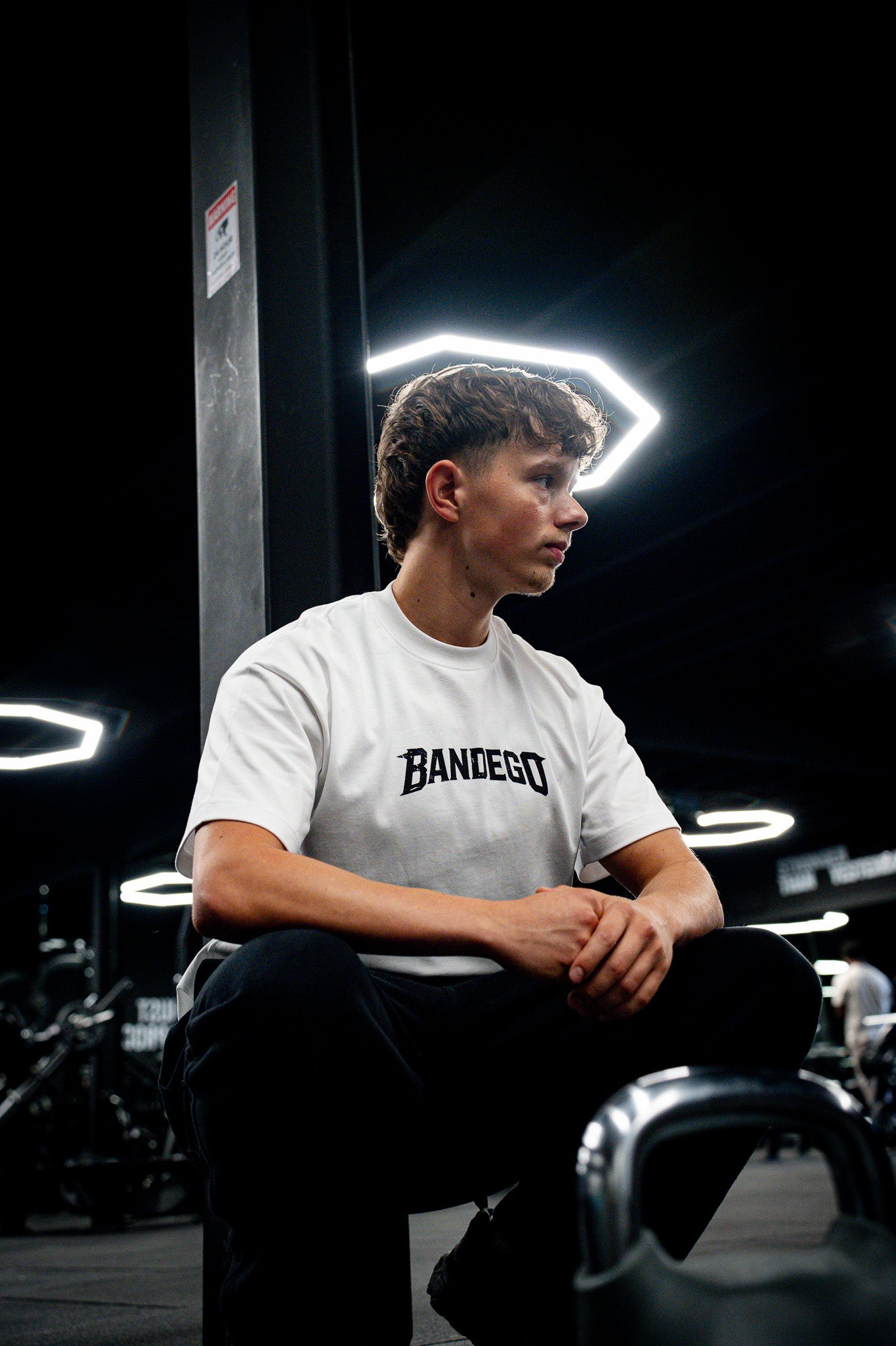 Oversized performance T-shirt - White