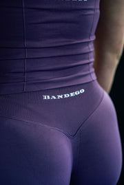 Legging midwaist - Grape