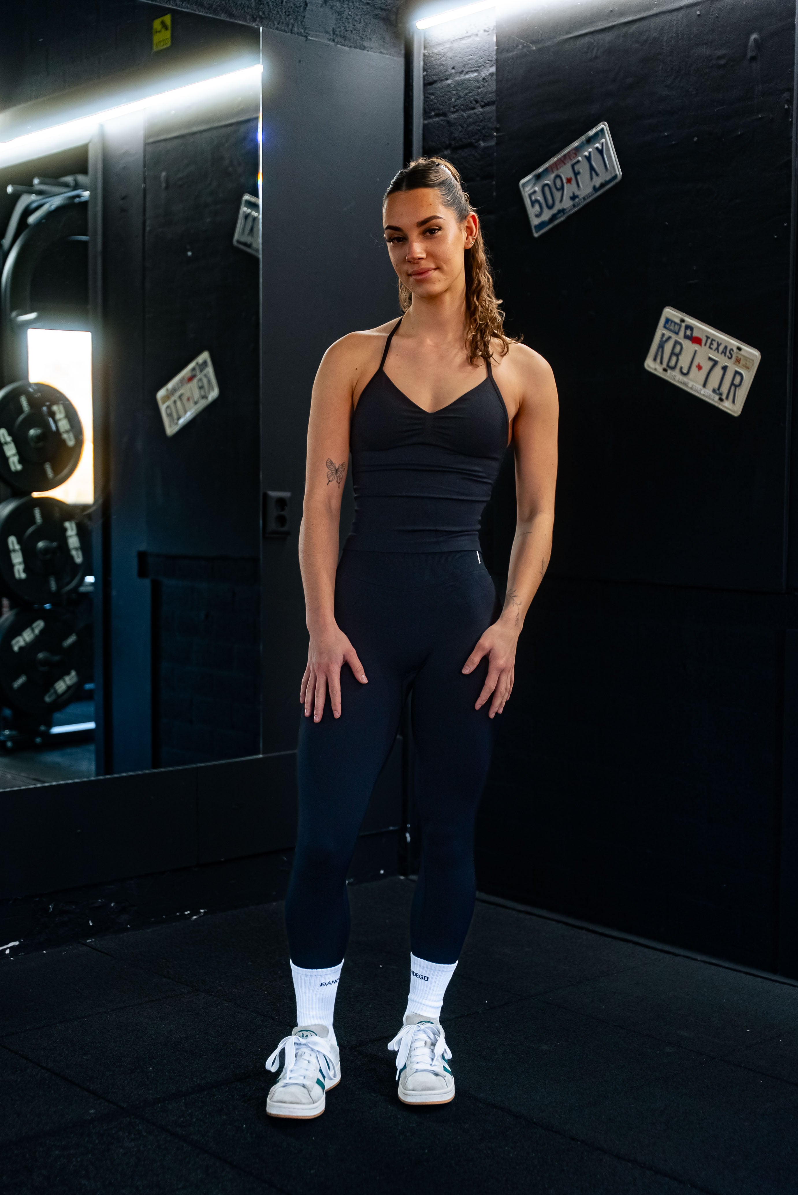 Legging midwaist - Midnight black