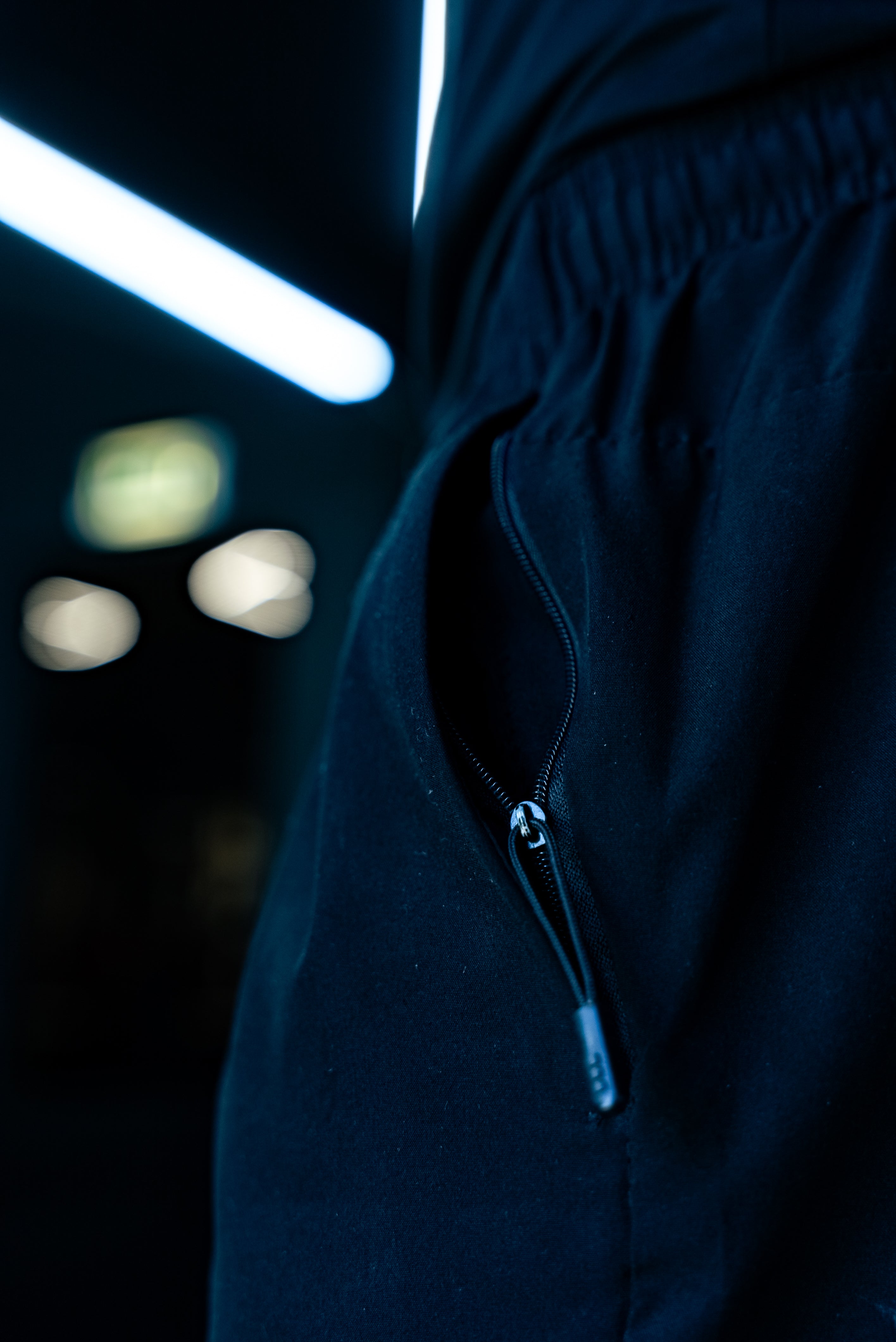 Short Black zipper
