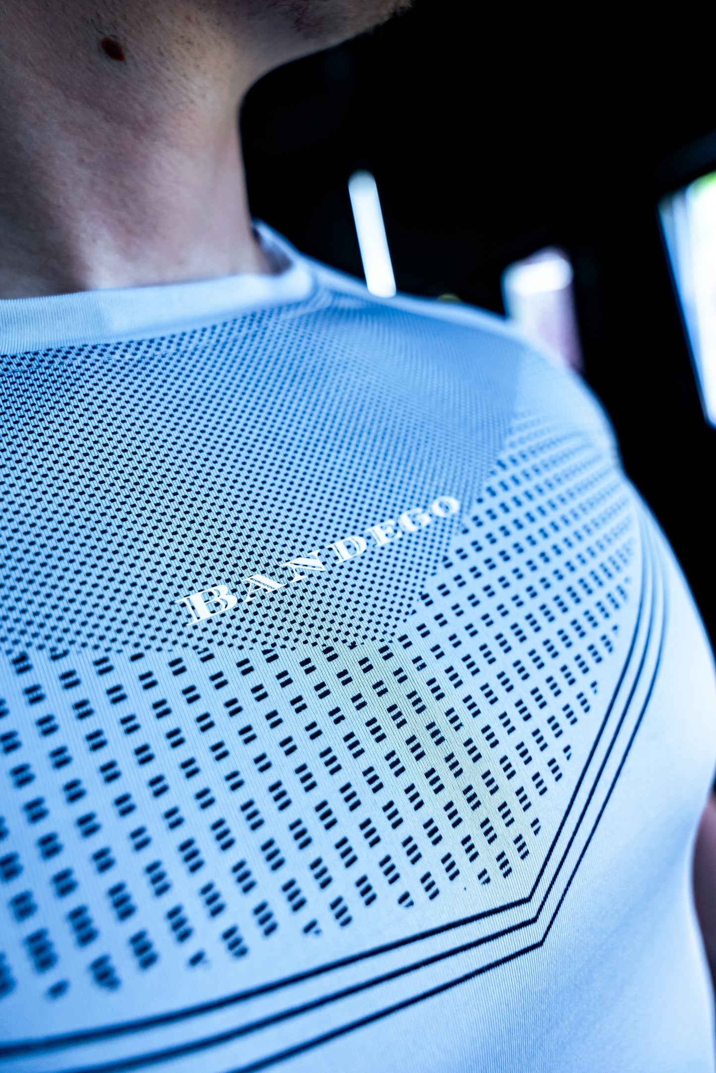 Compression Tee - White/Grey